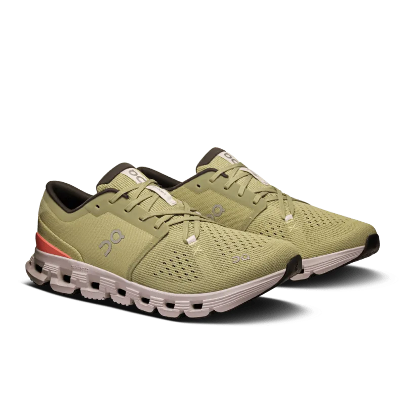 On Men's Cloud X 4 - Caper/Salmon