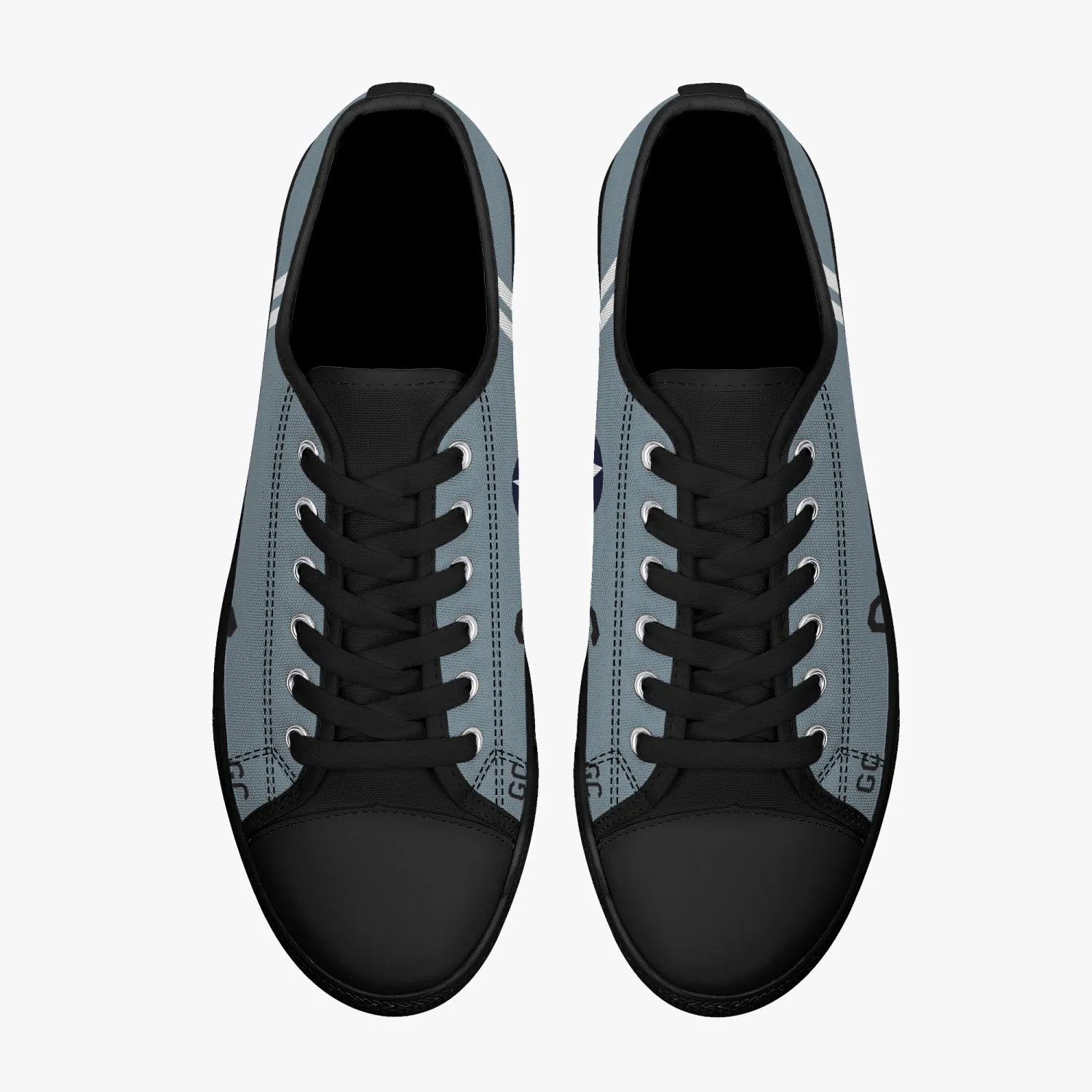 SBD Dauntless "Black GC" Low Top Canvas Shoes