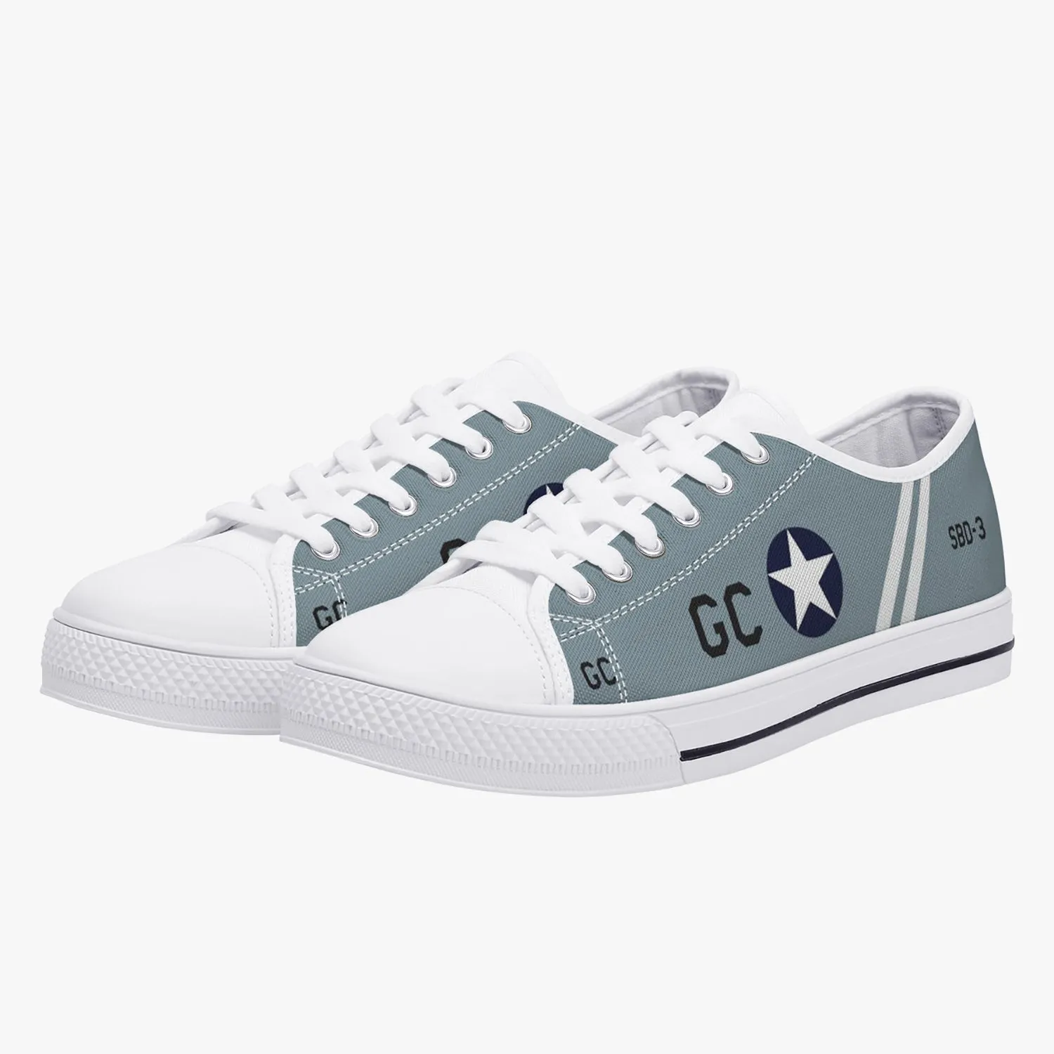 SBD Dauntless "Black GC" Low Top Canvas Shoes