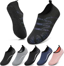 Sixspace Water Shoes for Women Men Aqua Socks Swim Shower Beach Barefoot Pool Quick-Dry Non Slip Lake Surf