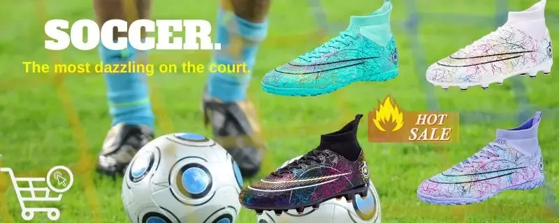 Soccer Boots Indoor Anti-slip Futsal Sneakers Men's Professional Grass Shoes Boy Girl Athletic Training Sports Children Footwear