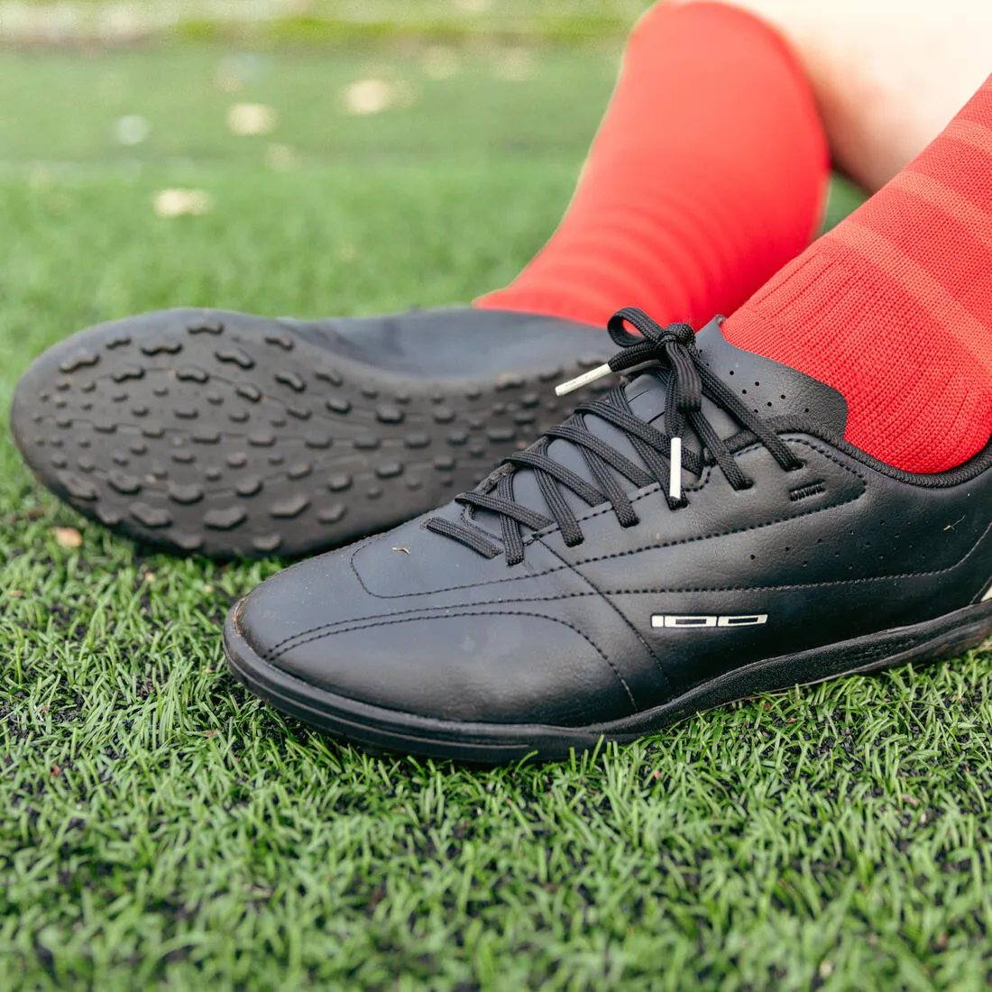 Turf Football Boots 100 TF - Black