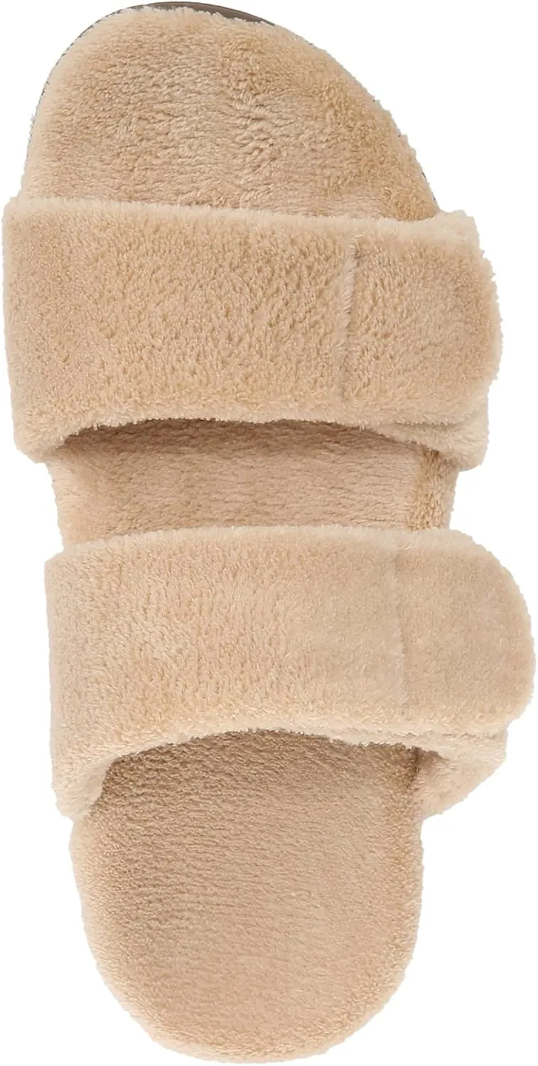 Vionic Women's Indulge Dessie Slipper -Comfortable Spa Slippers That Include a Built-in Concealed Orthotic that helps Correct Pronation and Alleviate Heel Pain Caused by Plantar Fasciitis, Med Width