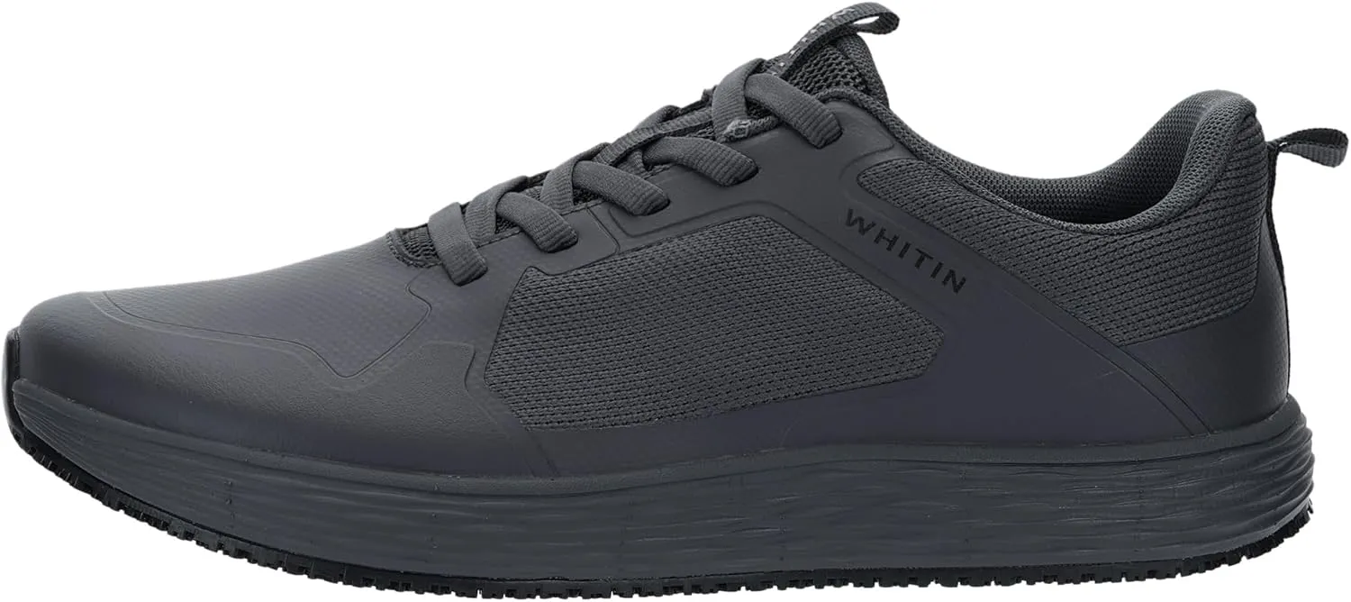 WHITIN Men's Wide Food Service Shoes | Water & Oil Resistant | Zero Drop Sole